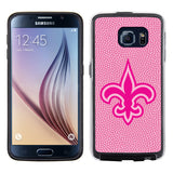 New Orleans Saints Pink NFL Football Pebble Grain Feel Samsung Galaxy S6 Case - Team Fan Cave