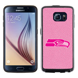 Seattle Seahawks Pink NFL Football Pebble Grain Feel Samsung Galaxy S6 Case - Team Fan Cave