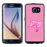 Tampa Bay Buccaneers Phone Case Pink Football Pebble Grain Feel Samsung Galaxy S6 - Team Fan Cave