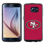 San Francisco 49ers Phone Case Team Color Football Pebble Grain Feel Samsung Galaxy S6 - Team Fan Cave