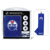 Edmonton Oilers Golf Gift Set with Embroidered Towel - Team Fan Cave