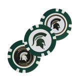 Michigan State Spartans Golf Chip with Marker - Bulk - Team Fan Cave