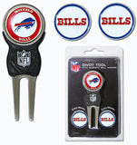 Buffalo Bills Golf Divot Tool with 3 Markers - Special Order - Team Fan Cave