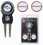 Denver Broncos Golf Divot Tool with 3 Markers - Team Fan Cave