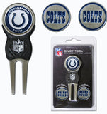 Indianapolis Colts Golf Divot Tool with 3 Markers - Team Fan Cave