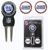 New York Giants Golf Divot Tool with 3 Markers - Team Fan Cave