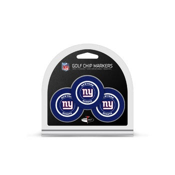 New York Giants Golf Chip with Marker 3 Pack