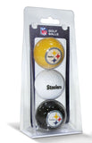 Pittsburgh Steelers 3 Pack of Golf Balls