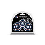 Detroit Tigers Golf Chip with Marker 3 Pack - Special Order - Team Fan Cave