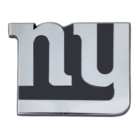 New York Giants Auto Emblem Premium Metal Chrome - Team Fan Cave