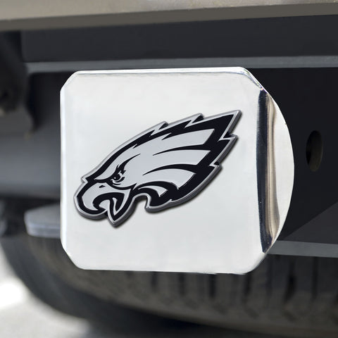 Philadelphia Eagles Hitch Cover Chrome Emblem on Chrome - Special Order-0