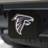Atlanta Falcons Hitch Cover Color Emblem on Black - Team Fan Cave