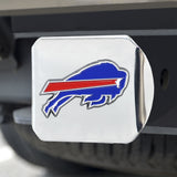 Buffalo Bills Hitch Cover Color Emblem on Chrome