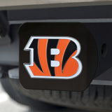 Cincinnati Bengals Hitch Cover Color Emblem on Black