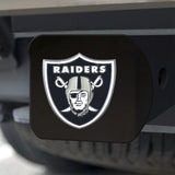 Las Vegas Raiders Hitch Cover Color Emblem on Black