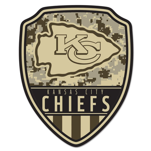 Kansas City Chiefs Sign Wood 11x14 Shield Shape-0
