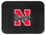 Nebraska Cornhuskers  Car Mat Heavy Duty Vinyl Rear Seat - Team Fan Cave