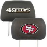 San Francisco 49ers Headrest Covers FanMats
