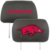 Arkansas Razorbacks Headrest Covers FanMats - Team Fan Cave