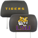 LSU Tigers Headrest Covers FanMats - Team Fan Cave