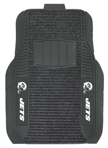 New York Jets Car Mats Deluxe Set - Team Fan Cave