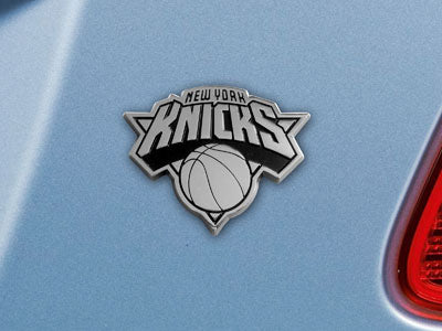 New York Knicks Auto Emblem Premium Metal FanMats - Team Fan Cave