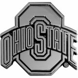 Ohio State Buckeyes Auto Emblem Premium Metal Chrome - Team Fan Cave