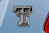 Texas Tech Red Raiders Auto Emblem Premium Metal Chrome - Special Order