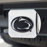 Penn State Nittany Lions Hitch Cover Chrome Emblem on Chrome - Special Order