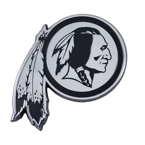 Washington Redskins Auto Emblem Premium Metal Chrome-0