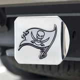 Tampa Bay Buccaneers Hitch Cover Chrome Emblem on Chrome - Special Order