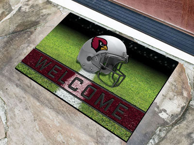 Arizona Cardinals Door Mat 18x30 Welcome Crumb Rubber - Special Order - Team Fan Cave