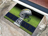 Los Angeles Chargers Door Mat 18x30 Welcome Crumb Rubber - Team Fan Cave