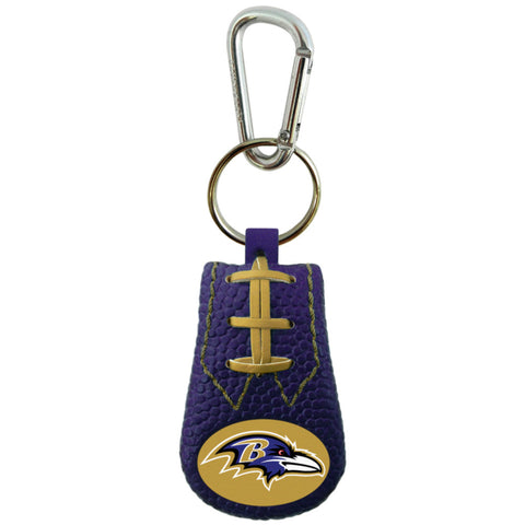 Baltimore Ravens Team Color NFL Football Keychain - Team Fan Cave
