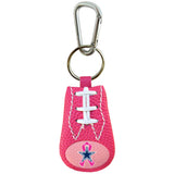 Dallas Cowboys Keychain Breast Cancer Awareness Ribbon Pink Football - Team Fan Cave