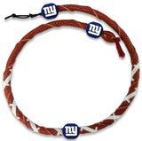 New York Giants Spiral Football Necklace - Team Fan Cave