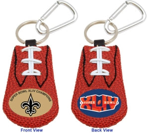 New Orleans Saints Football Keychain - Super Bowl 44 Champs - Team Fan Cave