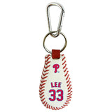 Philadelphia Phillies Keychain Classic Baseball Cliff Lee - Team Fan Cave