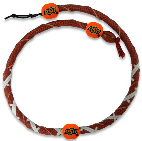 Oklahoma State Cowboys Classic Spiral Football Necklace - Team Fan Cave