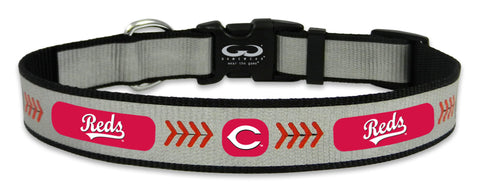 Cincinnati Reds Reflective Medium Baseball Collar - Team Fan Cave