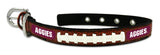 Texas A&M Aggies Classic Leather Small Football Collar - Team Fan Cave
