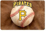 Pittsburgh Pirates Pet Bowl Mat Classic Baseball Size Large CO - Team Fan Cave