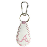 Atlanta Braves Keychain Baseball Pink - Team Fan Cave