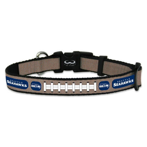 Seattle Seahawks Reflective Toy Football Collar - Team Fan Cave