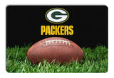 Green Bay Packers Pet Bowl Mat Classic Football Size Large - Team Fan Cave