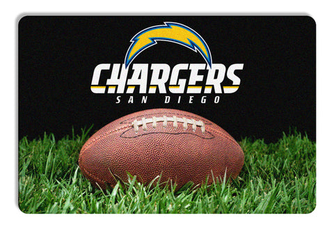 San Diego Chargers Classic NFL Football Pet Bowl Mat - L - Special Order - Team Fan Cave