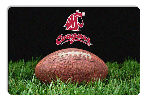 Washington State Cougars Classic Football Pet Bowl Mat - L - Team Fan Cave
