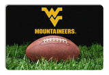 West Virginia Mountaineers Classic Football Pet Bowl Mat - L - Team Fan Cave