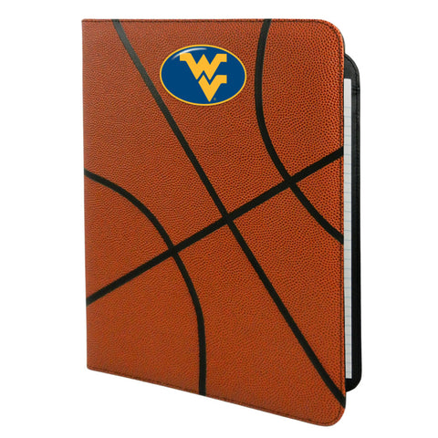 West Virginia Mountaineers Classic Basketball Portfolio - 8.5 in x 11 in - Team Fan Cave