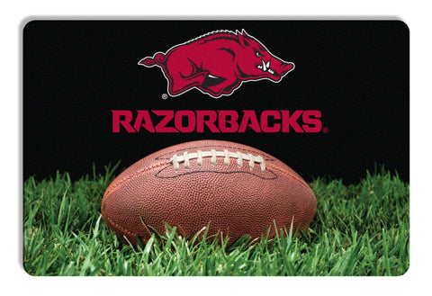 Arkansas Razorbacks Classic Football Pet Bowl Mat - L - Team Fan Cave